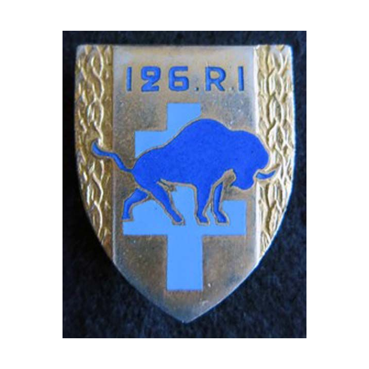 126° régiment  d’infanterie Andor G. 1557 en émail 