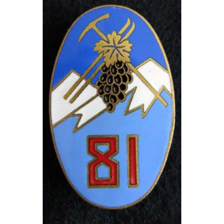 81° régiment d'infanterie alpine de fabrication Drago Paris 