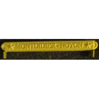 Barrette USA Victory medal médaille Victoire WW1 Montdidier Noyon
