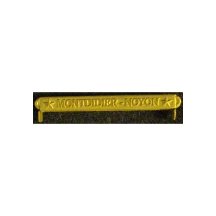 Barrette USA Victory medal médaille Victoire WW1 Montdidier Noyon