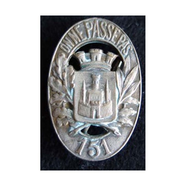 151° régiment d''infanterie de fabrication Paris déposé