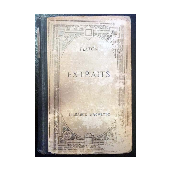 1. Platon extraits de Georges Dalmeyda aux éditions Librairie Hachette