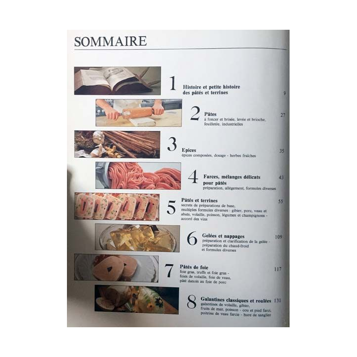 1. Le livre des terrines et pâtés préparations et secrets du traiteur