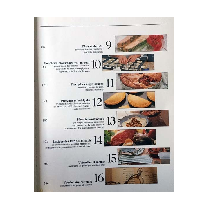 1. Le livre des terrines et pâtés préparations et secrets du traiteur