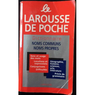 1. Le Larousse de poche dictionnaire noms communs / noms propres aux éditions Larousse