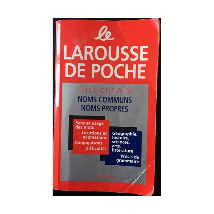 1. Le Larousse de poche dictionnaire noms communs / noms propres aux éditions Larousse