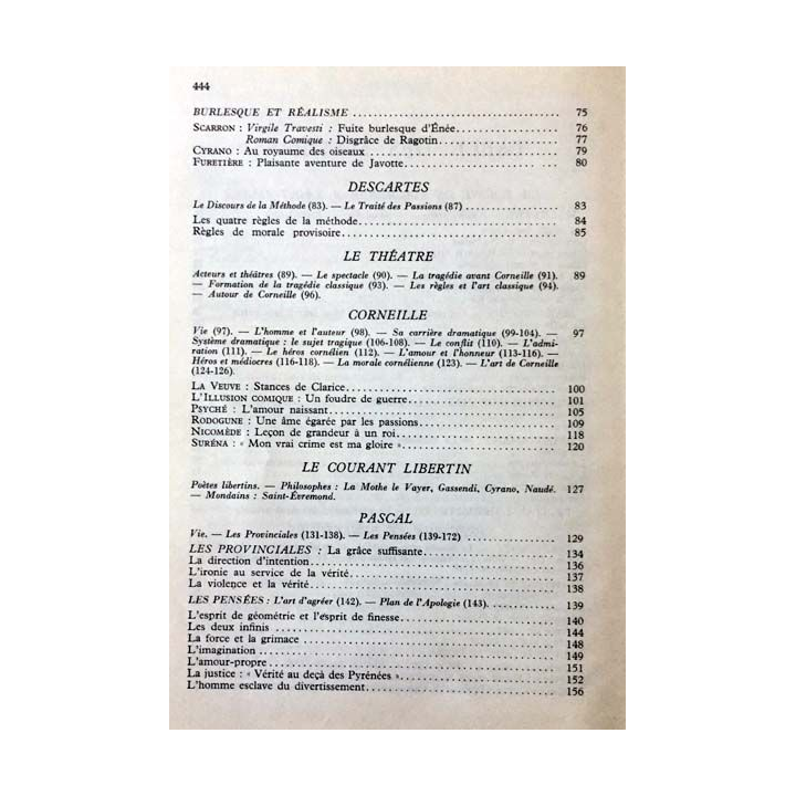 1. XVIIe siècle - Les grands auteurs français du programme III de André Lagarde et Laurent Michard aux éditions Bordas