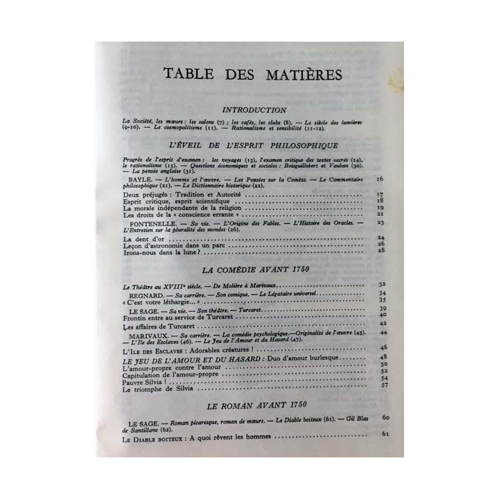 1. XVIIIe siècle - Les grands auteurs français du programme IV de André Lagarde et Laurent Michard aux éditions Bordas