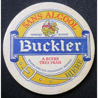 Dessous de verre à bière Buckler sans alccol de diamètre 10,7 cm