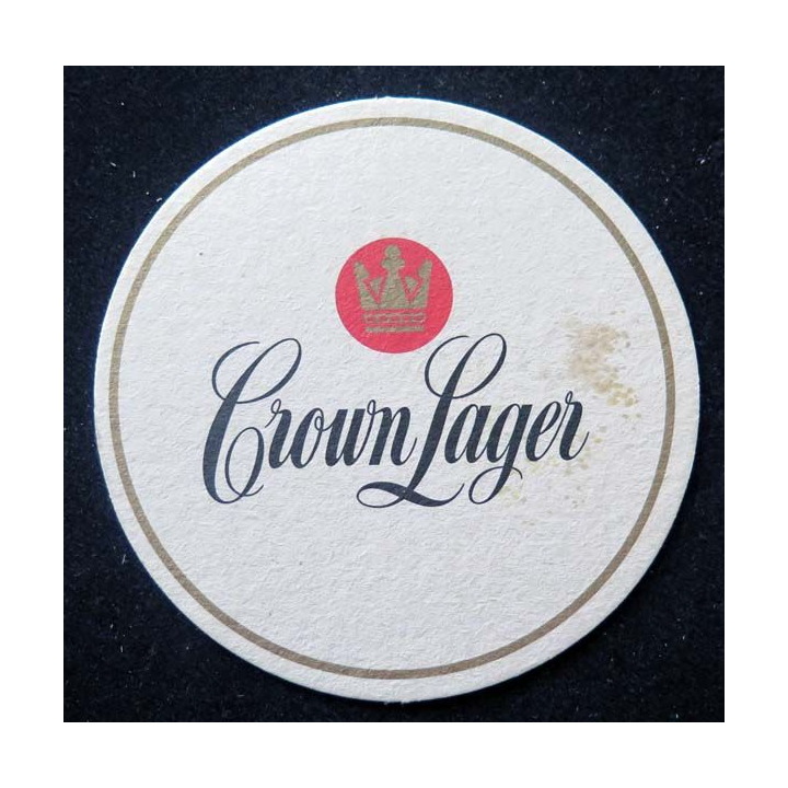 DESSOUS DE VERRE A BIÈRE Crown Lager Kuranda Nth Qld sous verre