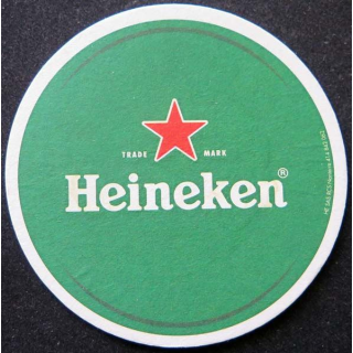 Dessous de verre à bière Heineken de diamètre 10,7 cm