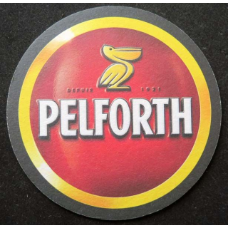 DESSOUS DE VERRE A BIÈRE Pelforth largeur 10,7 cm sous verre à bière