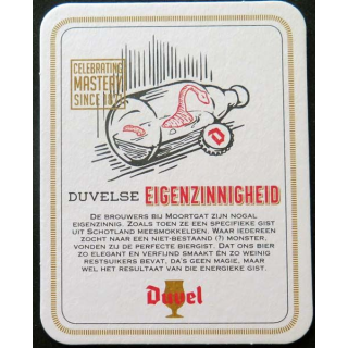 Dessous de verre à bière Duvel Eigenzinnigheid dimension 9 x 11,5 cm