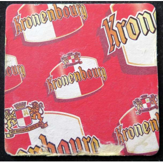 Sous verre à bière Kronenbourg de largeur 9 cm