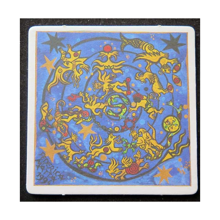 SOUS DE VERRE A BIÈRE sous bock art 1664 année 1994 Federica Matta