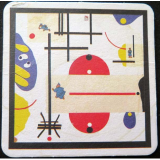 sous verre sous bock sous bock art 1664 Octavio Blasi année 1993