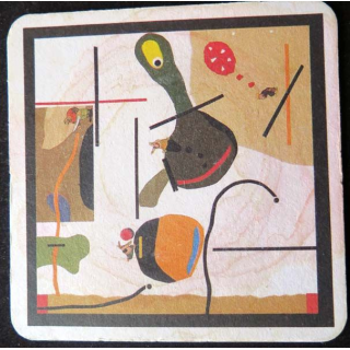 sous verre sous bock sous bock art 1664 Octavio Blasi année 1993
