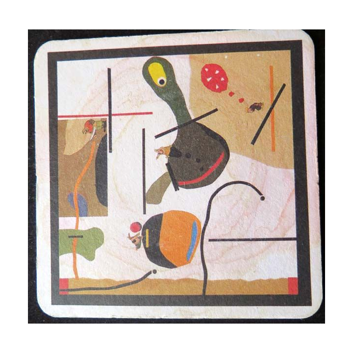 sous verre sous bock sous bock art 1664 Octavio Blasi année 1993