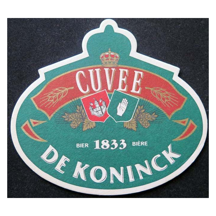 Dessous de verre à bière De Koninck de largeur 13 cm