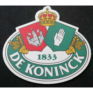 Dessous de verre à bière De Koninck de largeur 13 cm