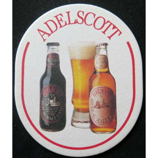 Dessous de verre à bière Adelscott de dimension 11,2 x 9,3 cm 
