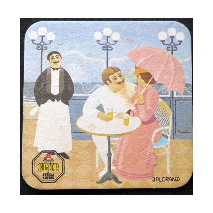 Sous verre Stella Artois de largeur 8,6 cm dessous de verre à bière