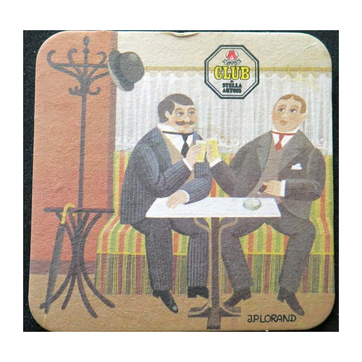 Sous verre Stella Artois de largeur 8,6 cm dessous de verre à bière