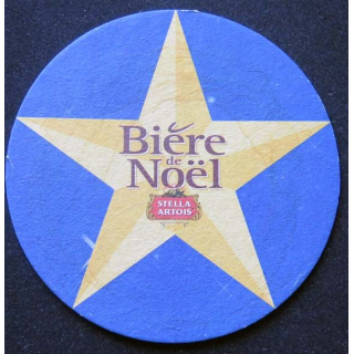 Sous verre Stella Artois la bière de Noël de diamètre 10,8 cm