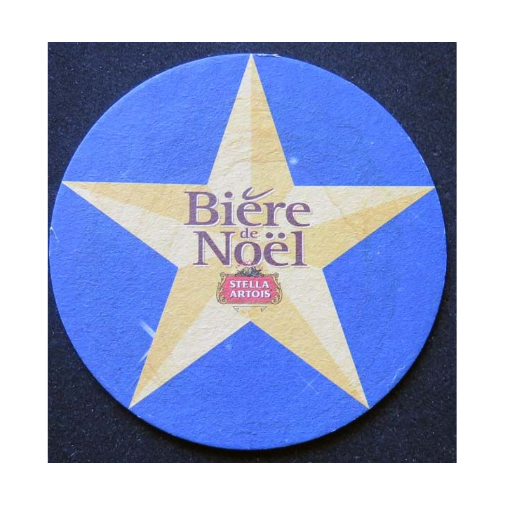 Sous verre Stella Artois la bière de Noël de diamètre 10,8 cm