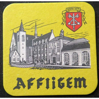 Dessous de verre à bière Affligem de largeur 9  cm