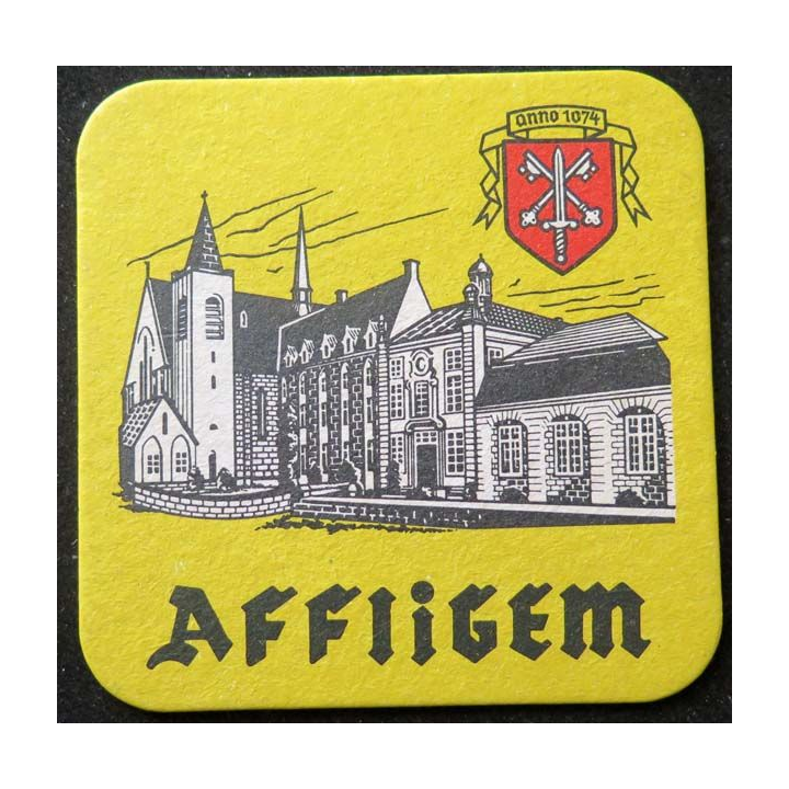 Dessous de verre à bière Affligem de largeur 9  cm