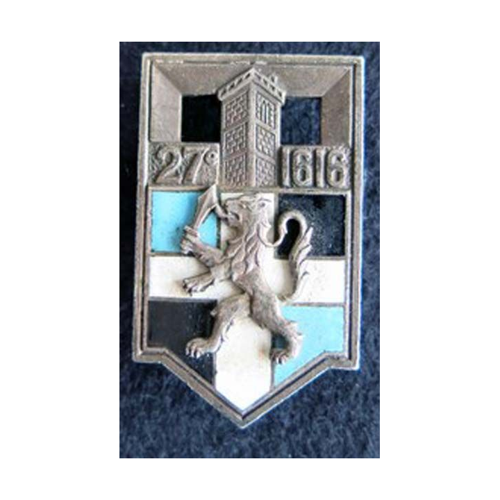 27° régiment d'infanterie de fabrication Drago Paris guilloché 