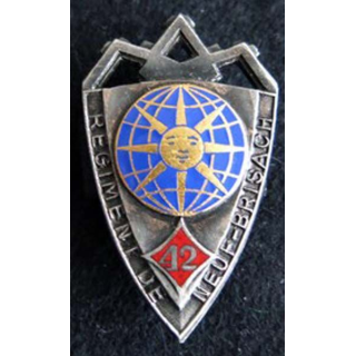 42° régiment d'infanterie Drago Paris dos guilloché