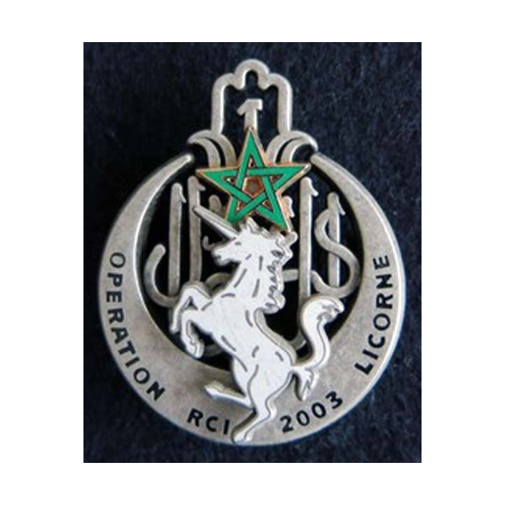 1° régiment de tirailleurs opération Licorne RCI 2003 Ballard