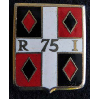 75° régiment d'infanterie Drago Paris G. 2022 en émail 