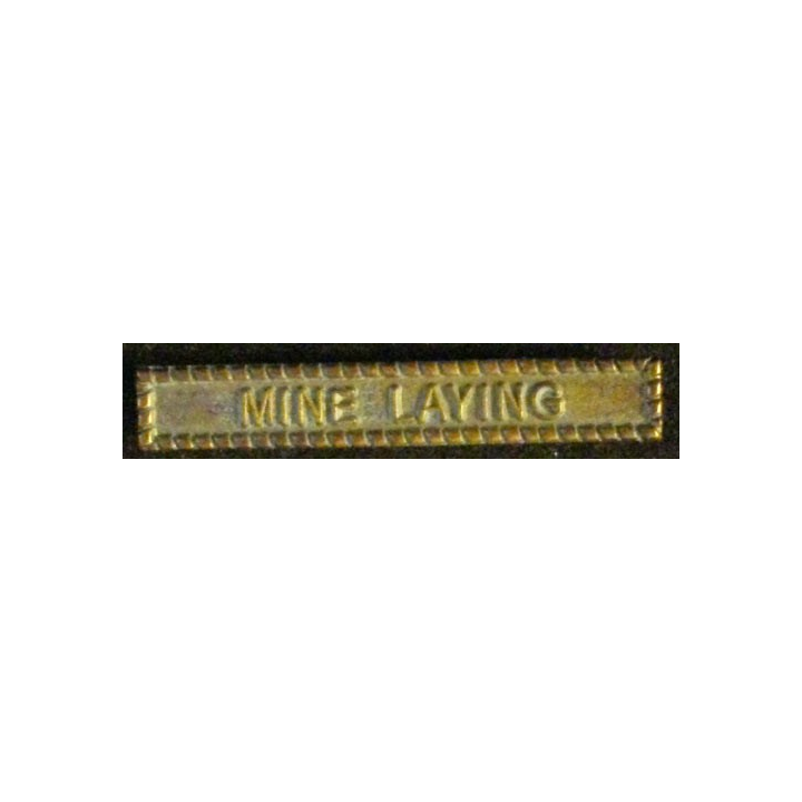 BARRETTE VICTORY MEDAL US NAVY : MINE LAYING