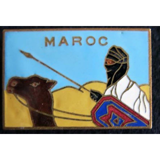 MAROC Insigne métallique des territoires sahraouis marocains en émail
