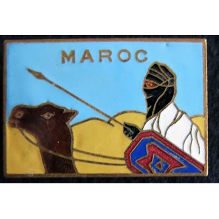 MAROC Insigne métallique des territoires sahraouis marocains en émail
