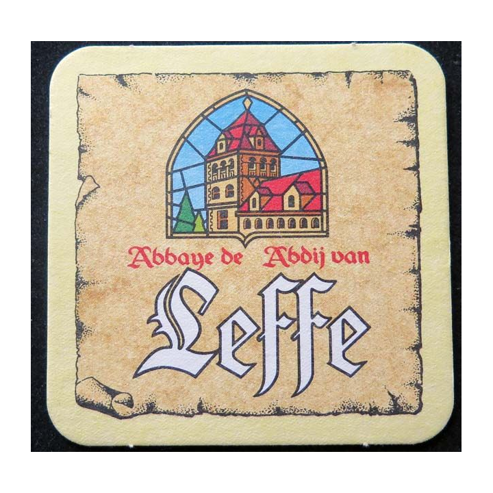 Dessous de verre à bière Leffe Abbaye de Abdij van de largeur 9 cm