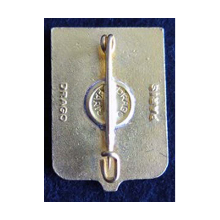 49° bataillon d'infanterie de fabrication Drago Paris en émail dos lisse