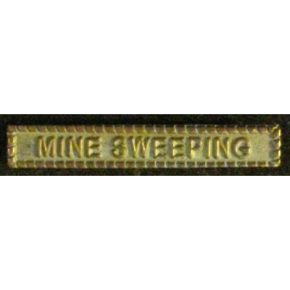 BARRETTE VICTORY MEDAL US NAVY : MINE SWEEPING