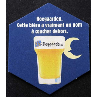 sous verre Hoegaarden cette bière a vraiment un nom à coucher dehors