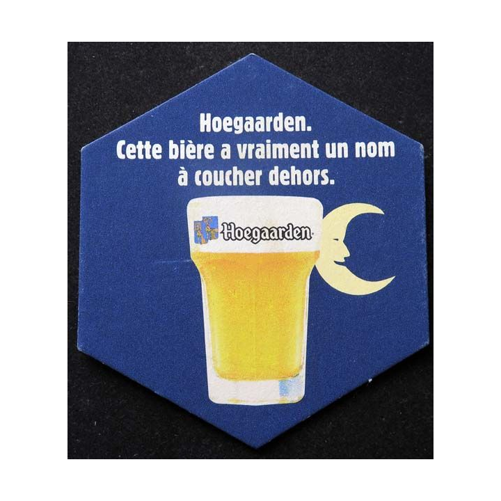 sous verre Hoegaarden cette bière a vraiment un nom à coucher dehors