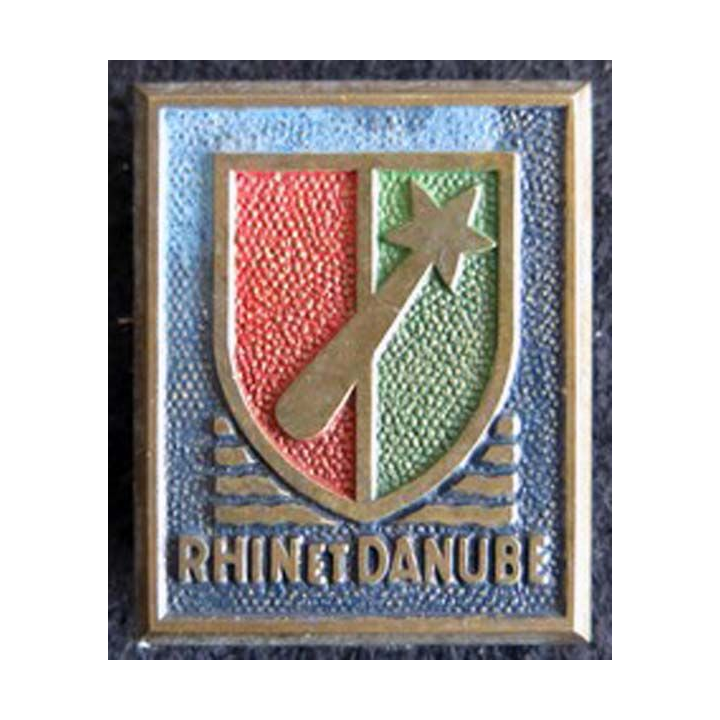 1° armée française Rhin et Danube de fabrication H. Bucher métal peint 