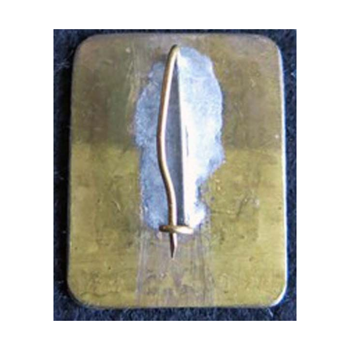 1° armée française Rhin et  arisanal métal peint 32 x 26 mm