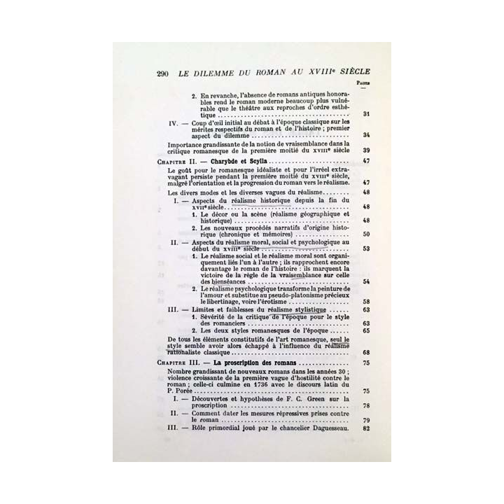 1. Le dilemme du roman au XVIIIe siècle de Georges May aux éditions Presses universitaires de France