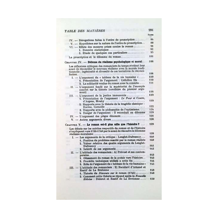 1. Le dilemme du roman au XVIIIe siècle de Georges May aux éditions Presses universitaires de France