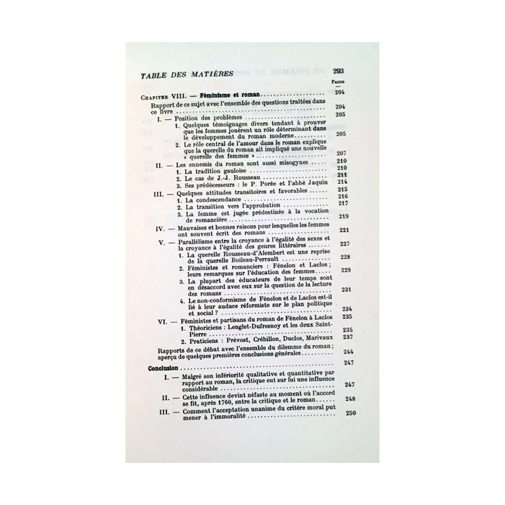 1. Le dilemme du roman au XVIIIe siècle de Georges May aux éditions Presses universitaires de France