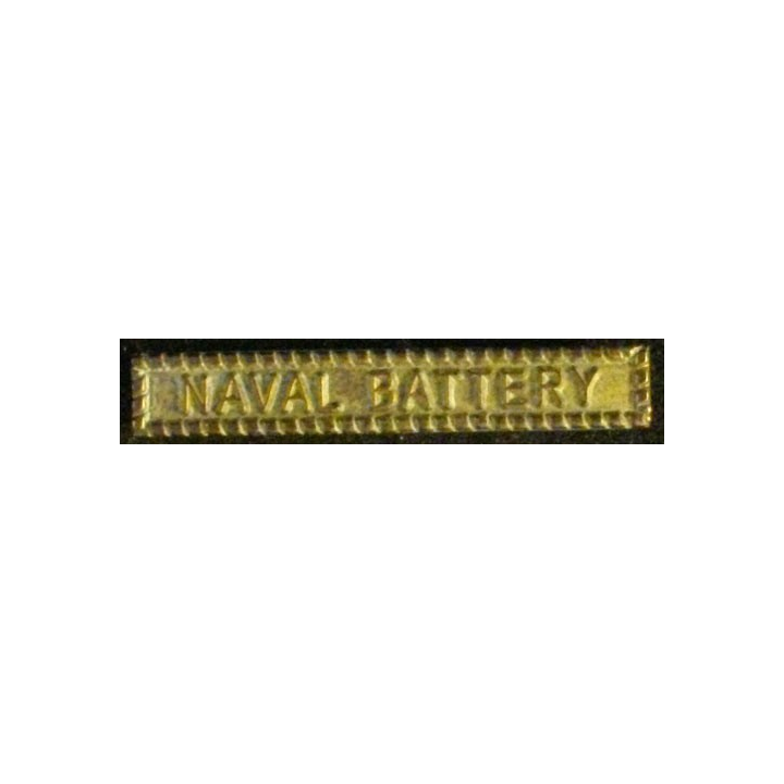 BARRETTE VICTORY MEDAL US NAVY : NAVAL BATTERY