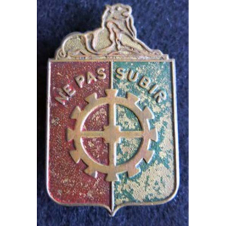 14° division d'infanterie de fabrication artisanale en métal peint